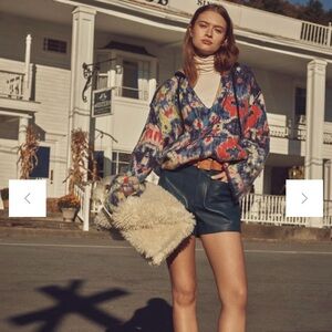 NWT! Anthropologie Relaxed Hooded Sweater Colorful | Women’s Size‎ S/M MSRP $198
